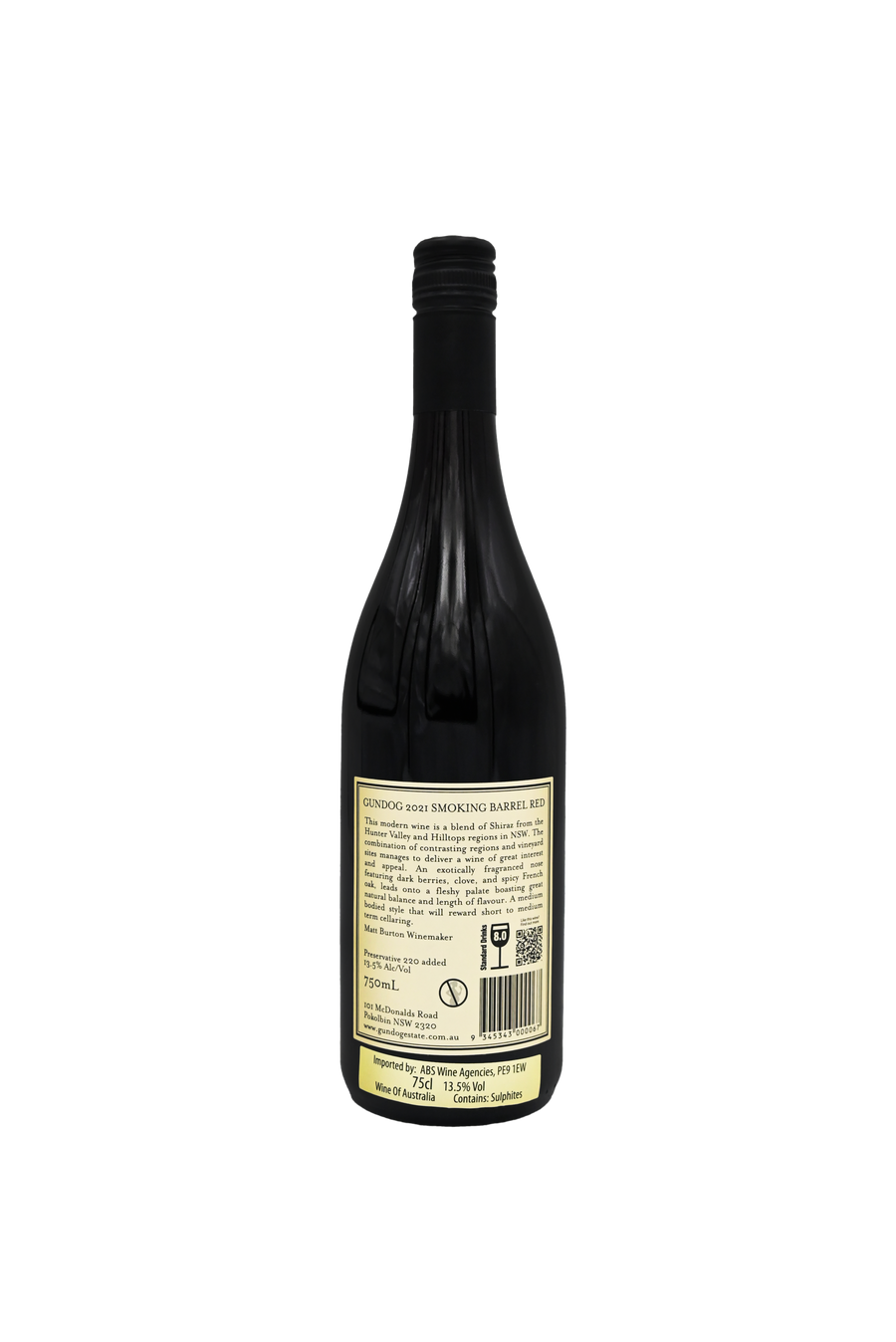 Gundog Estate Smoking Barrel Shiraz