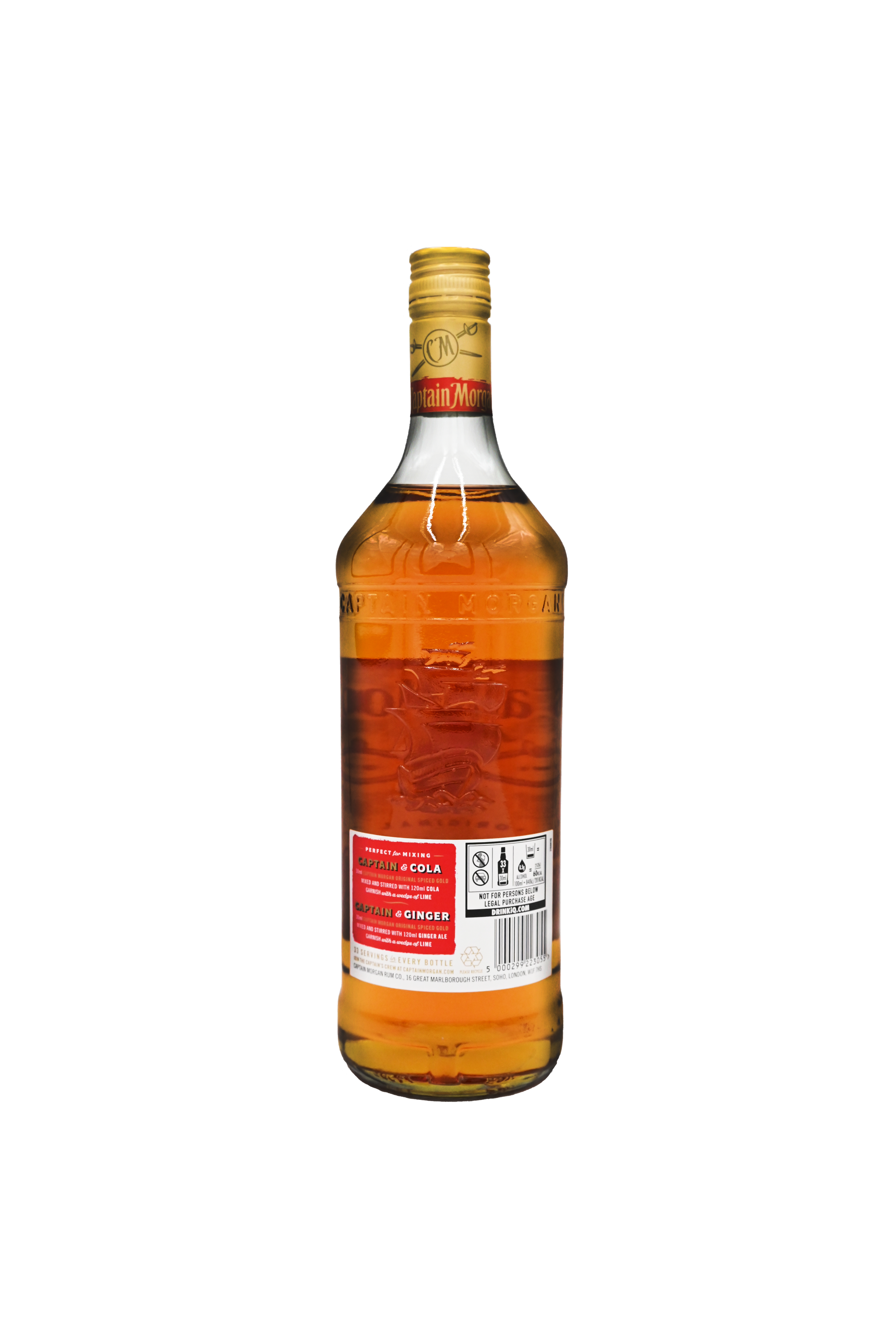 Captain Morgan Spiced Gold Rum 1L