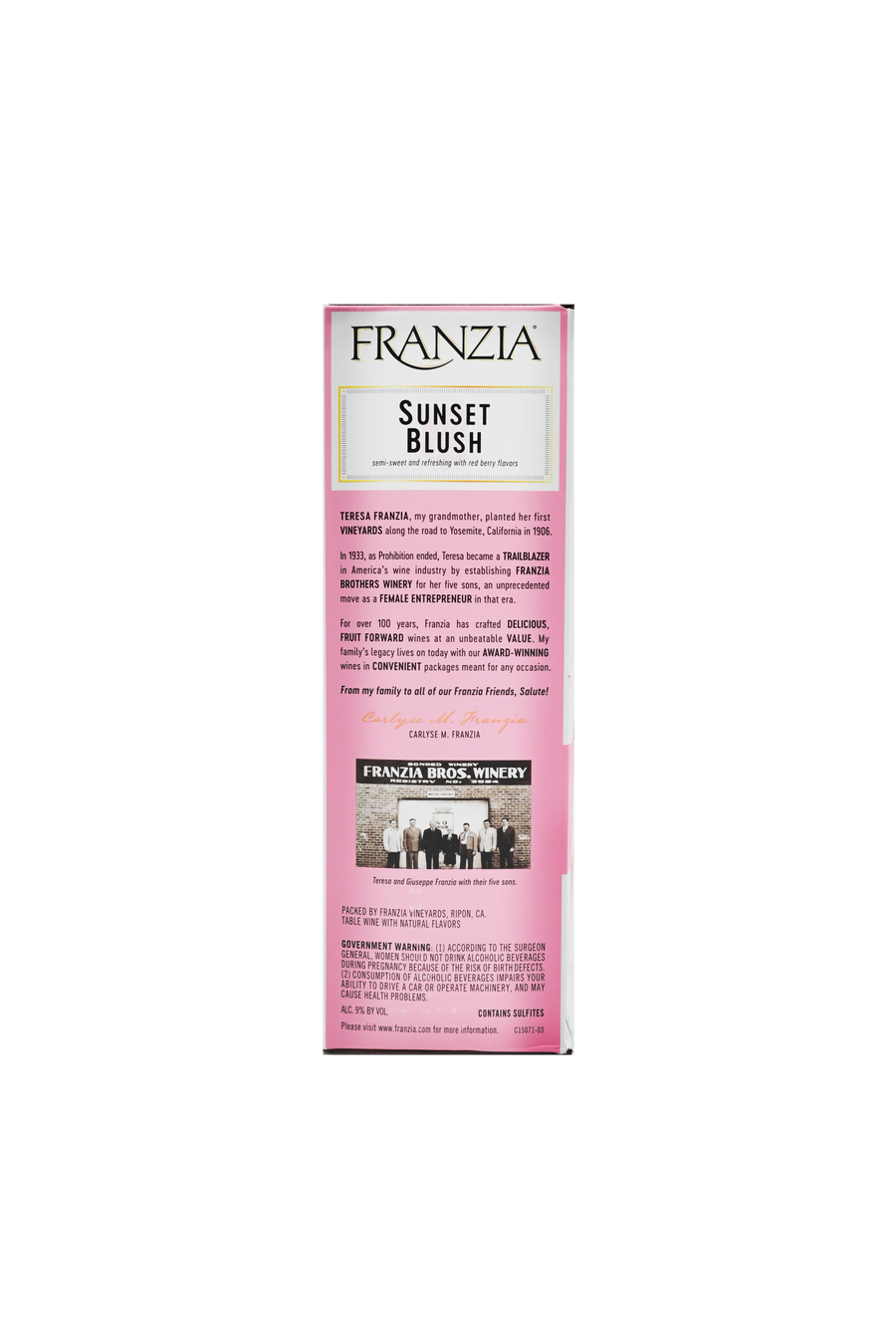 Franzia Sunset Blush