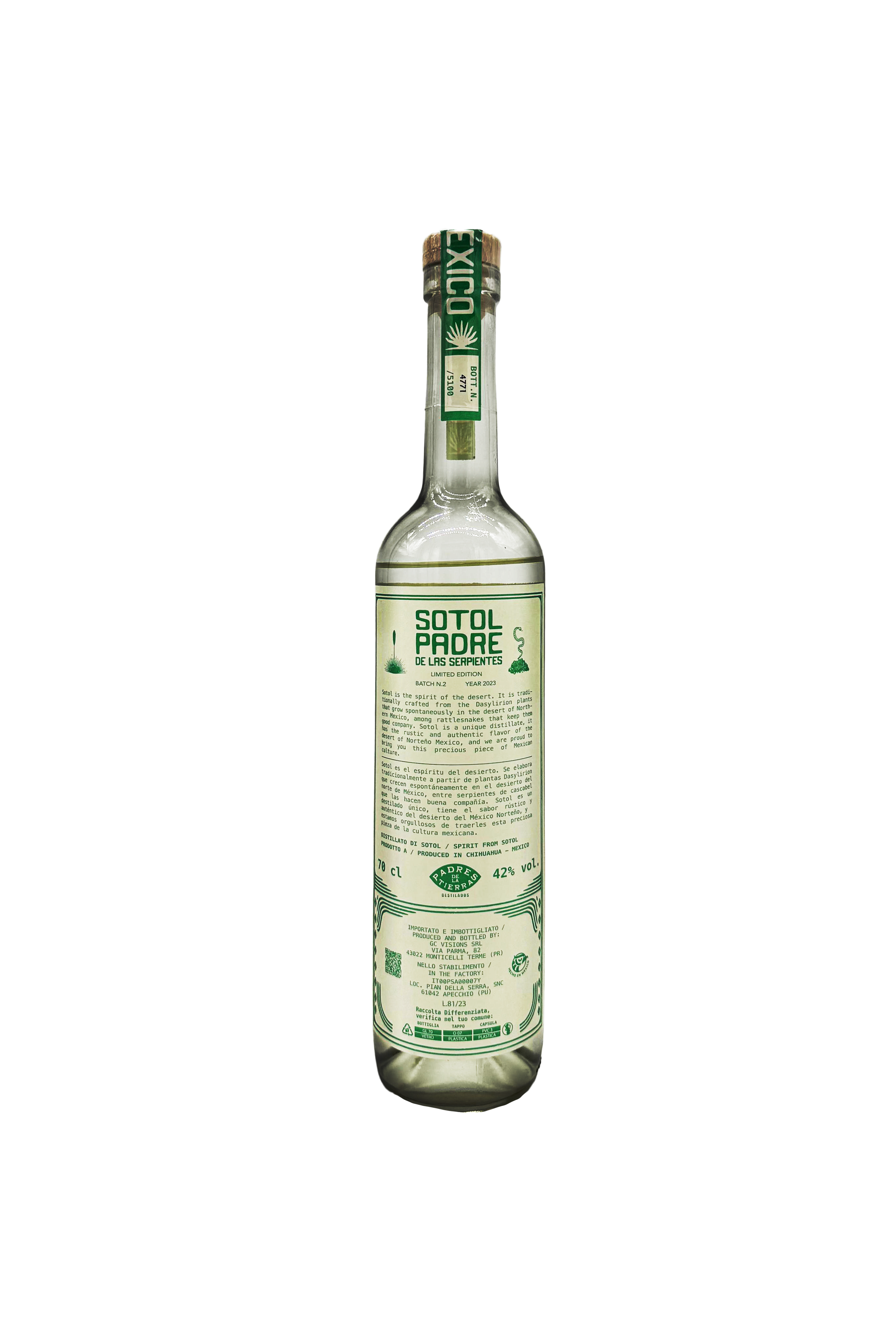 Sotol Padre de las Serpientes 42%