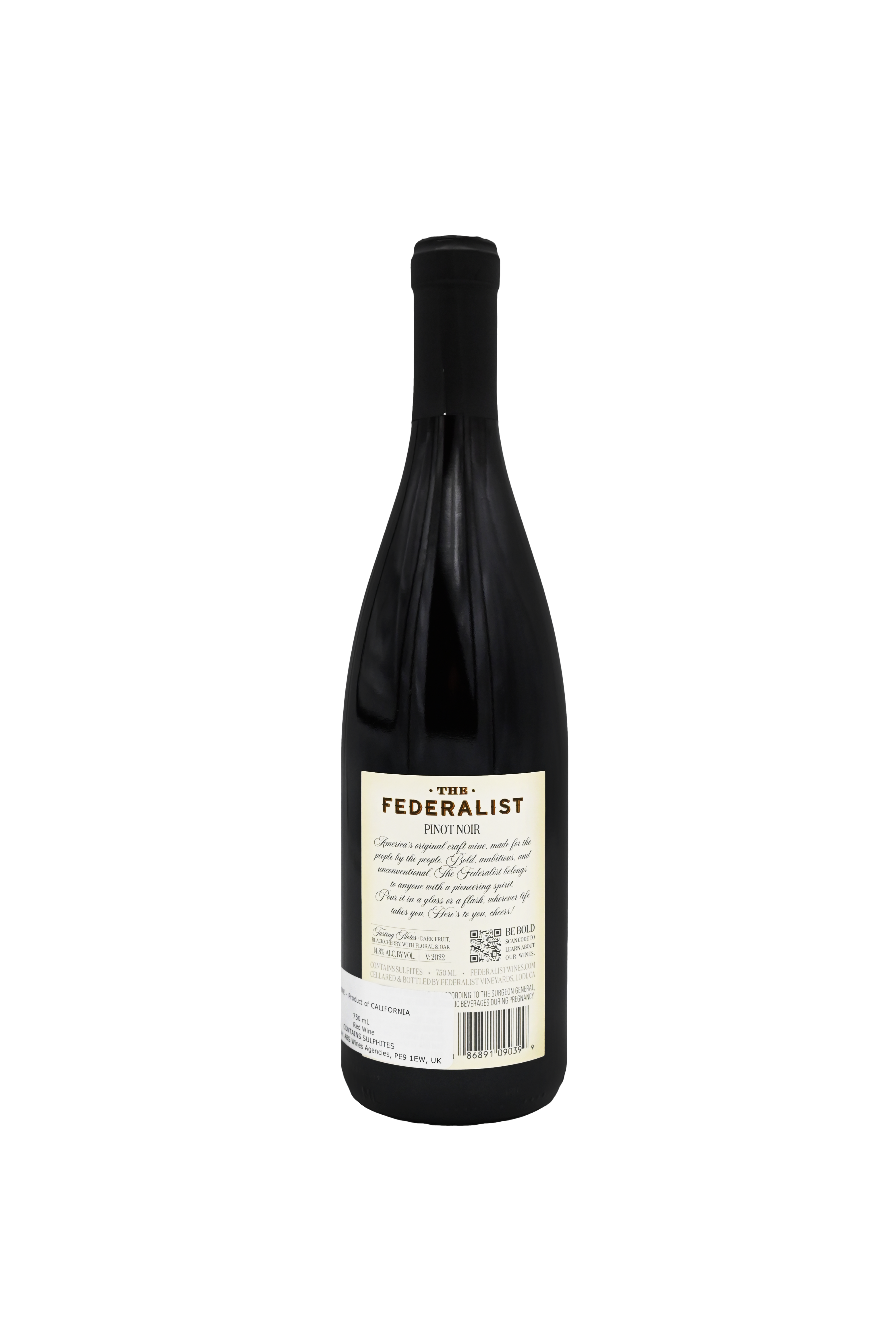 The Federalist Pinot Noir, Central Coast RP