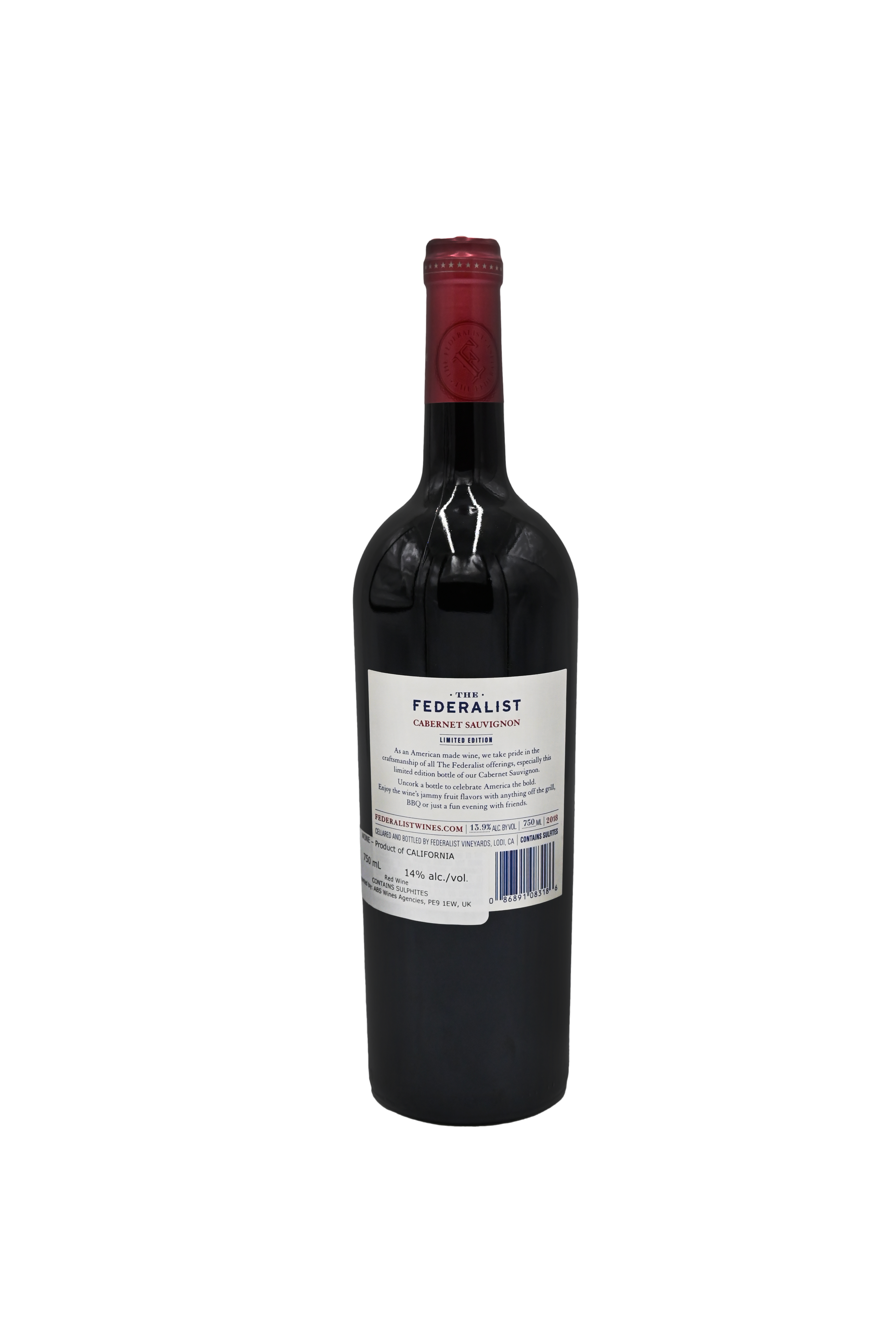 The Federalist Cabernet Sauvignon 'Made in America' RP