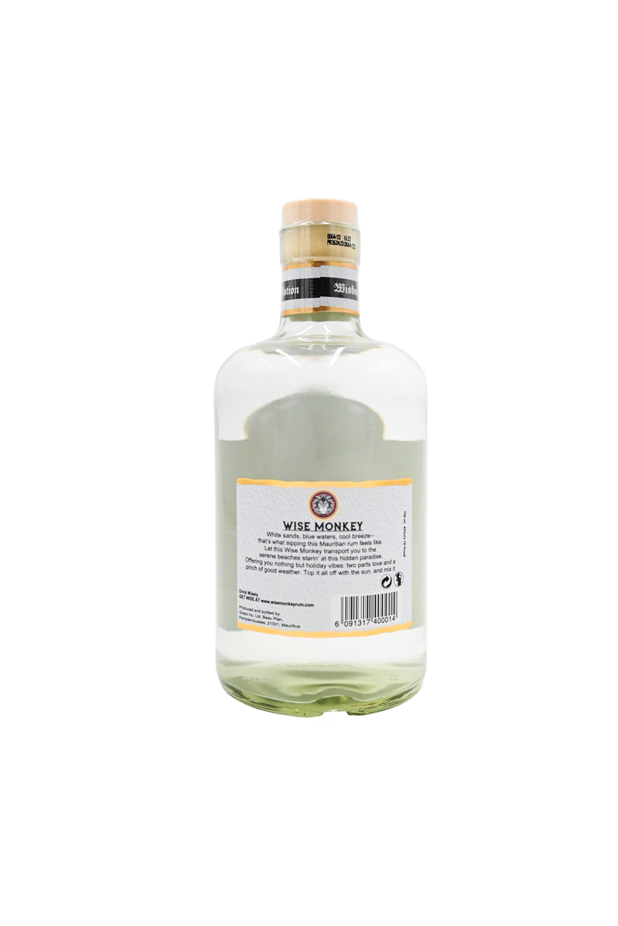 Wise Monkey Mauritian White Rum 75cl