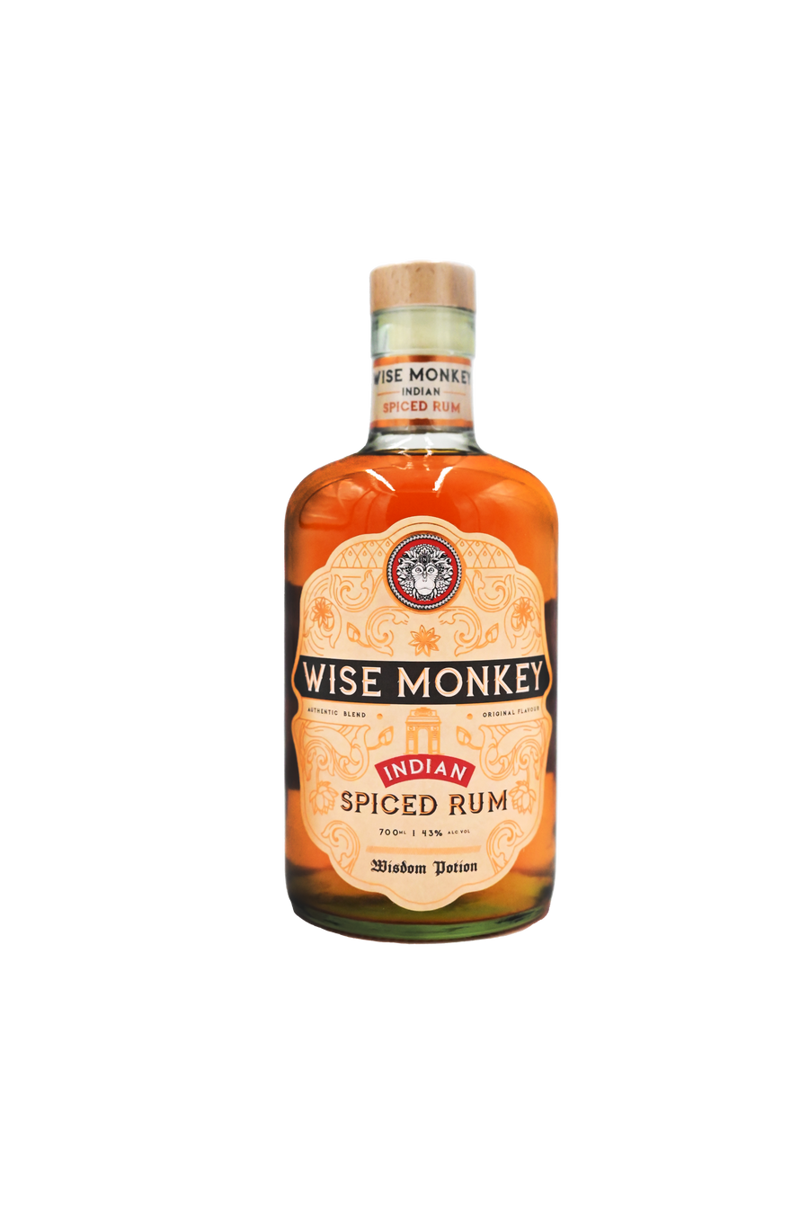 Wise Monkey Indian Spiced Rum 70cl