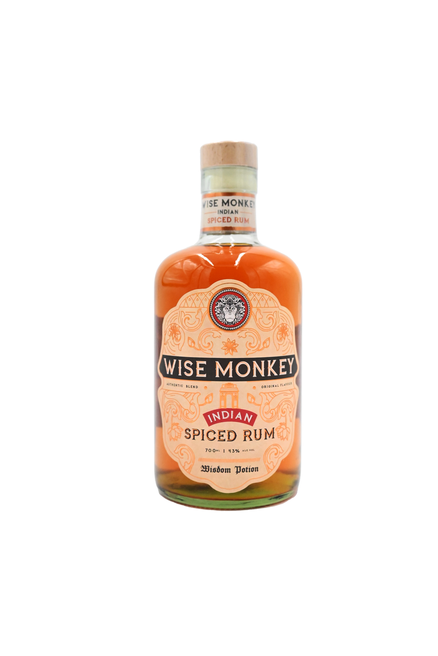 Wise Monkey Indian Spiced Rum 70cl